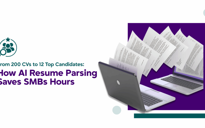 AI resume parsing explained for SMB hiring process